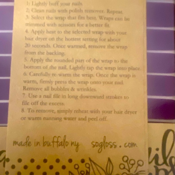 So gloss nail wraps - Picture 8 of 9